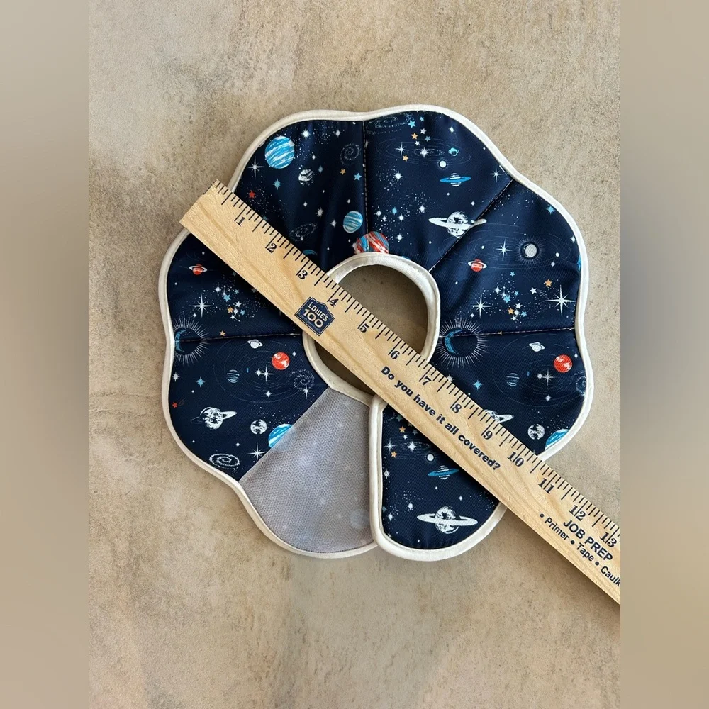 Space-Print Soft Recovery Collar for Cats - Navy